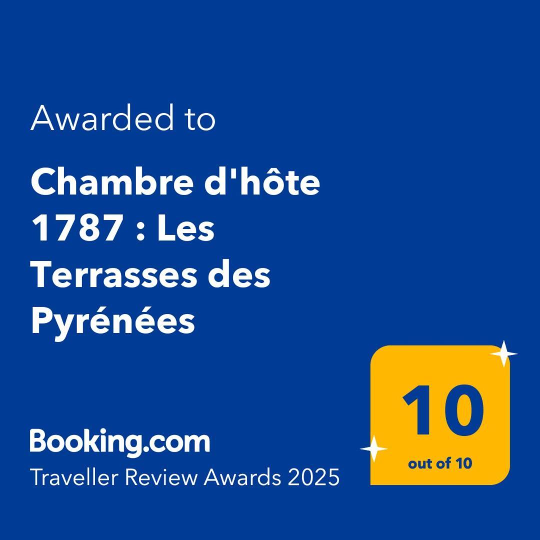 Chambre D'Hote 1787 : Les Terrasses Des Pyrenees Laloubere Exteriör bild